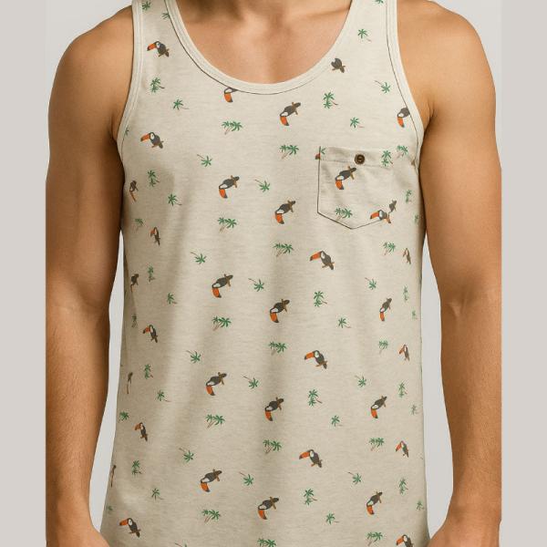 Men's Printed Sando