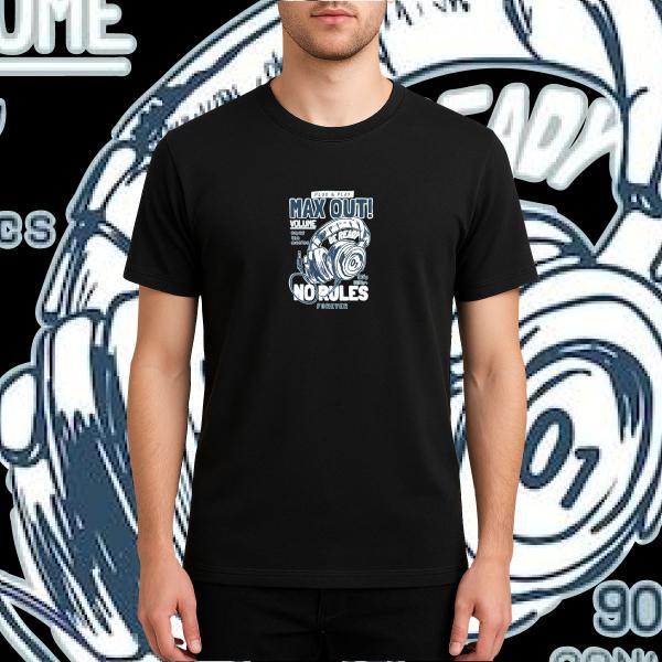 Max-Out!-Volume Printed T-shirt