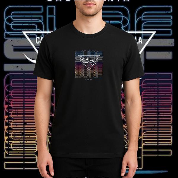 Surf-1974-Club  Printed T-shirt