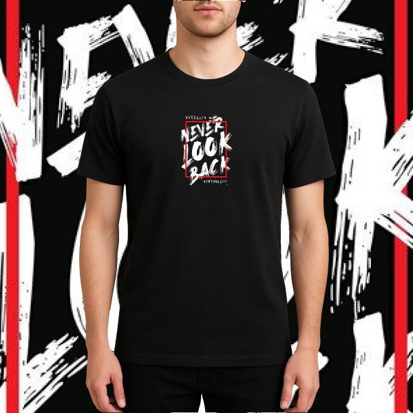 Never-Look-Back-New-York-City Printed T-shirt